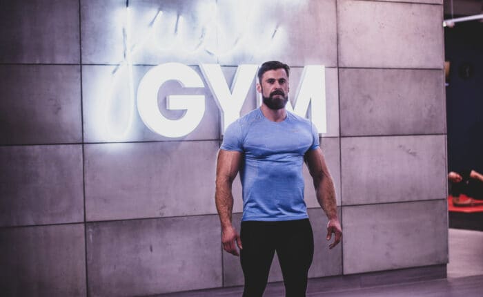 Tomasz Bigus na siłowni JustGYM w Olsztynie